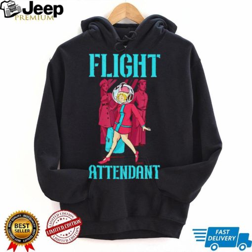 Flight attendant airlines airplane stewardess shirt