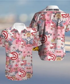 Floral Aloha NBA Atlanta Hawks Hawaiian Shirt Gift For Basketball Fans hawaiian shirt