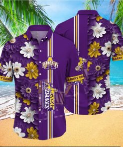 Floral Aloha NCAA Albany Great Danes Hawaiian Shirt Beach Vacation Gift