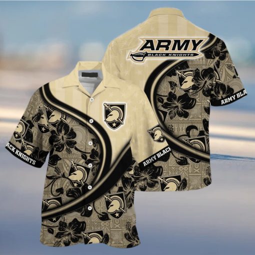 Floral Aloha NCAA Army Black Knights Hawaiian Shirt Custom Name Trendy Summer Gift