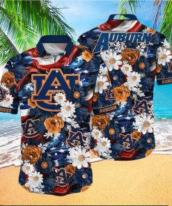 Floral Aloha NCAA Auburn Tigers Hawaiian Shirt