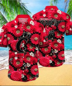 Floral Aloha NCAA Cincinnati Bearcats Hawaiian Shirt For Summer Lovers