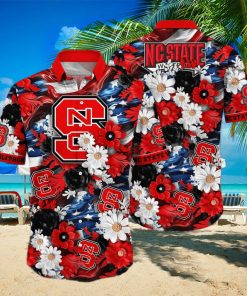 Floral Aloha NCAA NC State Wolfpack Hawaiian Shirt