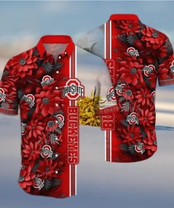 Floral Aloha NCAA Ohio State Buckeyes Hawaiian Shirt