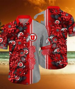 Floral Aloha NCAA Utah Utes Hawaiian Shirt