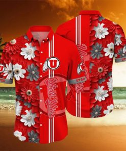 Floral Aloha NCAA Utah Utes Hawaiian Shirts