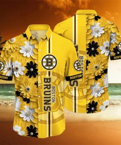 Floral Aloha NHL Boston Bruins Hawaiian Shirt Gift For Beach Vacation