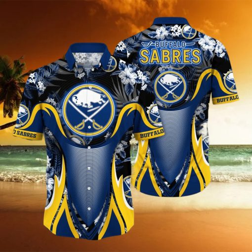 Floral Aloha NHL Buffalo Sabres Hawaiian Shirt Gift For Hockey Players