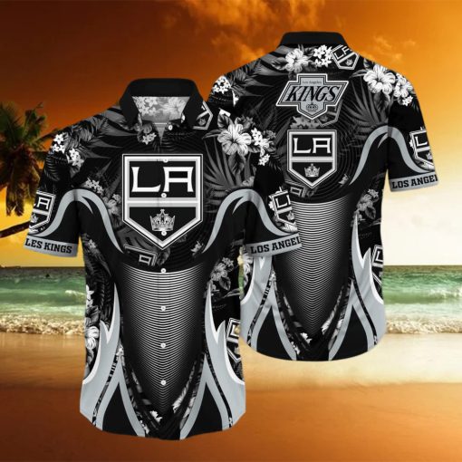 Floral Aloha NHL Los Angeles Kings Hawaiian Shirt