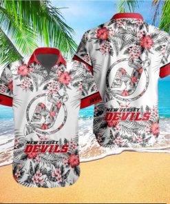 Floral Aloha New Jersey Devils Hawaiian Shirt