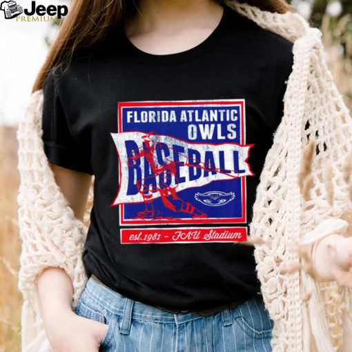 Florida Atlantic Owls Baseball FAU Stadium retro shirt