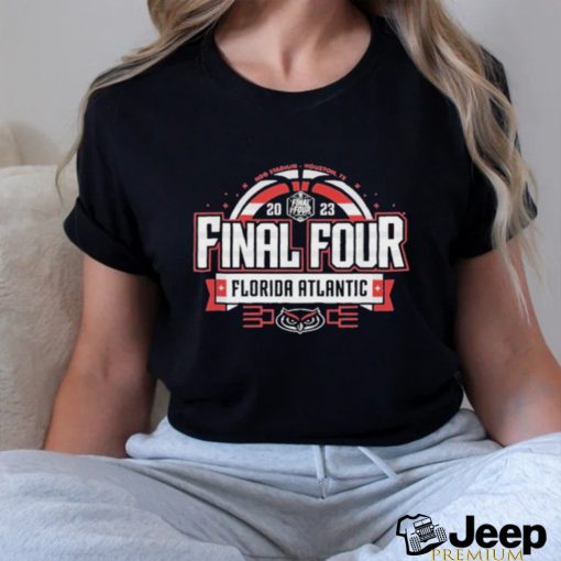 Florida Atlantic Owls Final Four Basketball Bold Navy 2023 Shirt