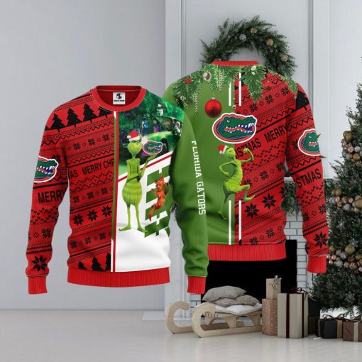 Florida Gators Grinch & Scooby doo Christmas Ugly Sweater 1