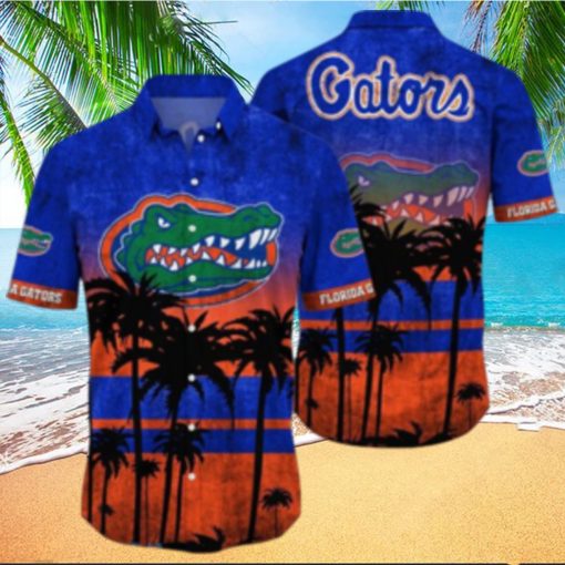 Florida Gators Logo Coconut Tropical Hawaiian Shirt Beach Gift For Fans