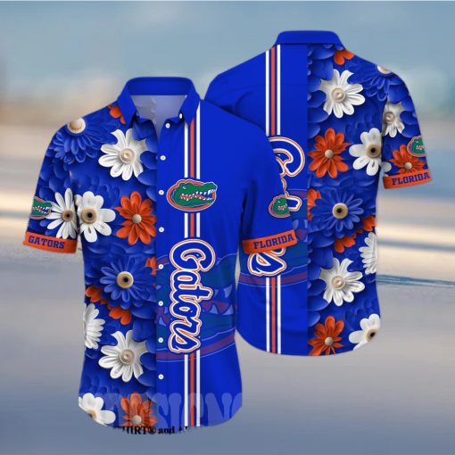 Florida Gators NCAA Flower 3D Hawaiian Shirt