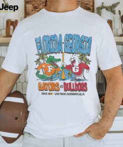 Florida Gators vs. Georgia Bulldogs Matchup retro T shirt