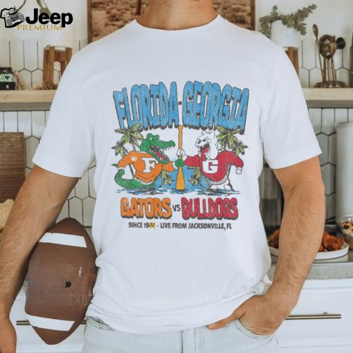 Florida Gators vs. Georgia Bulldogs Matchup retro T shirt