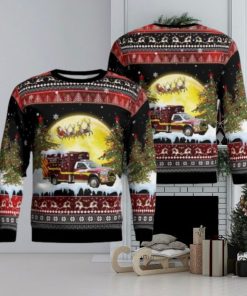 Florida, Highlands County Fire Rescue Christmas Ugly Sweater