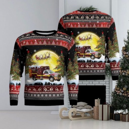 Florida, Highlands County Fire Rescue Christmas Ugly Sweater