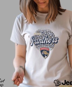 Florida Panthers Fanatics Branded Leopard Print Long Sleeve T Shirt