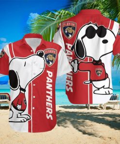 Florida Panthers Snoopy Lover 3D Printed Hawaiian Shirt
