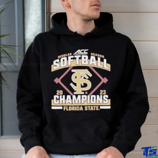 Florida State Seminoles Blue 84 2023 ACC Softball Regular Season Champions Shirt