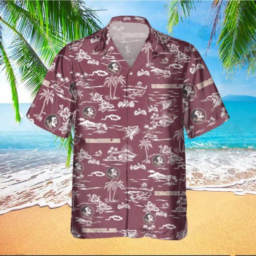 Florida State Seminoles Contemporary 3D Hawaiian Shirt Best For Fans Beach Gift For Men And Women