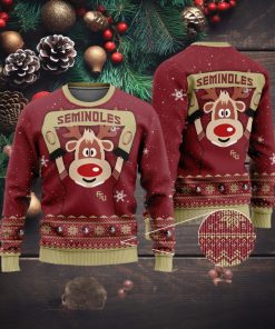 Florida State Seminoles Funny Ugly Christmas Sweater Ugly Sweater Christmas