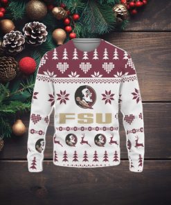 Florida State Seminoles Merry Christmas Snowflake Ugly Christmas Sweater