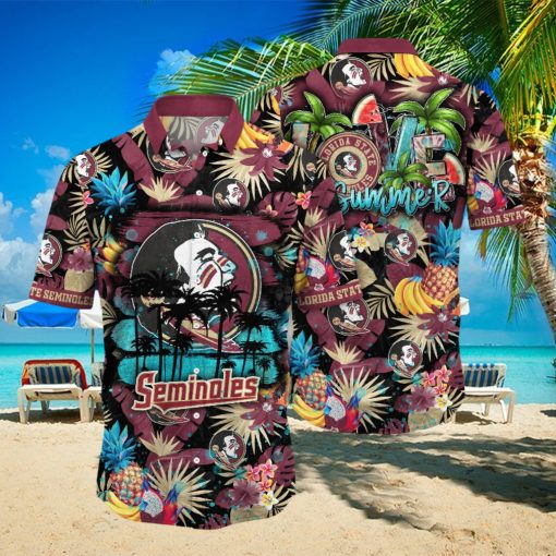 Florida State Seminoles NCAA Hawaiian Shirt Surfingtime Aloha Shirt