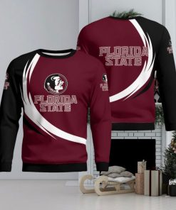 Florida State Seminoles Simple Vintage 3D Sweater Christmas Gift For Fans