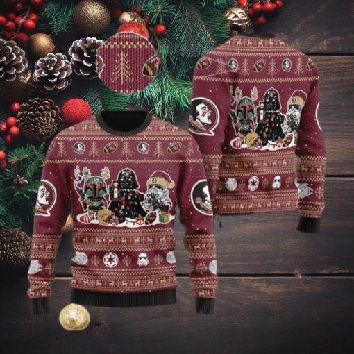 Florida State Seminoles Star Wars Ugly Christmas Sweater