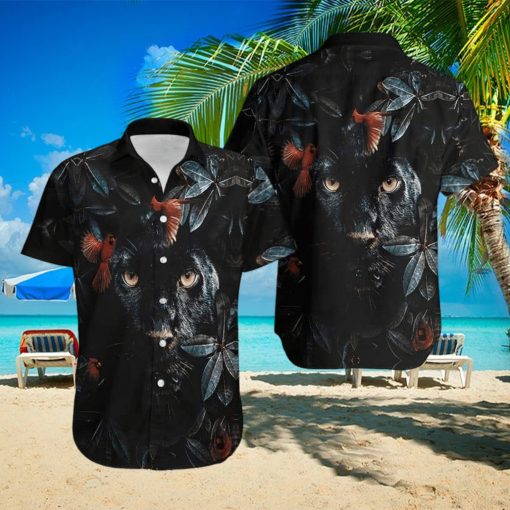 Flower Cardinal Panther Unisex Hawaiian Shirt Unisex Adult Hw2559