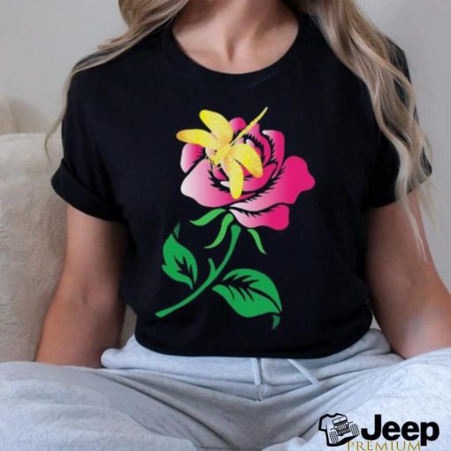 Flower Dragonfly Rose 2023 Shirt