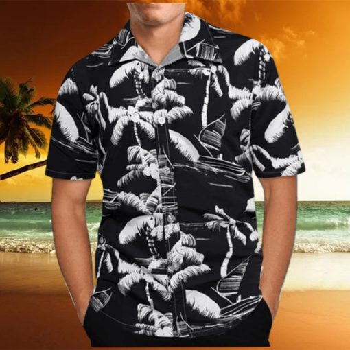 Flywake Men’s Hawaiian Shirt Short Sleeves Printed Button Down Summer Beach Dress Shirts