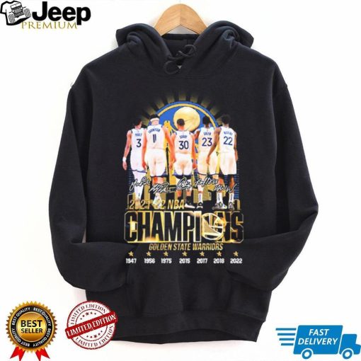 The Gold Blood Warriors 2021 22 Nba Champions Golden State Warriors Shirt