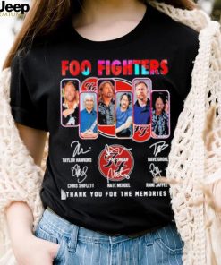 Foo Fighters 2023 Thank You For The Memories Signatures Shirt