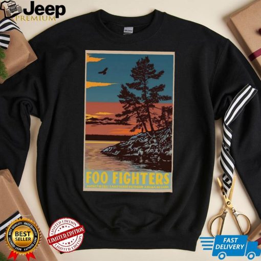 Foo Fighters Lake Tahoe Outdoor Arena Nevada Aug 10 Poster Shirt