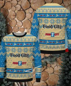 Food City Ugly Christmas Sweater, Xmas Gift Ideas For Fans