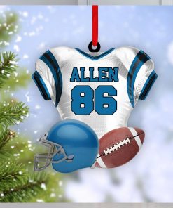 Football Player Uniform Personalized Ornament For Football Player Gift For Football Lovers