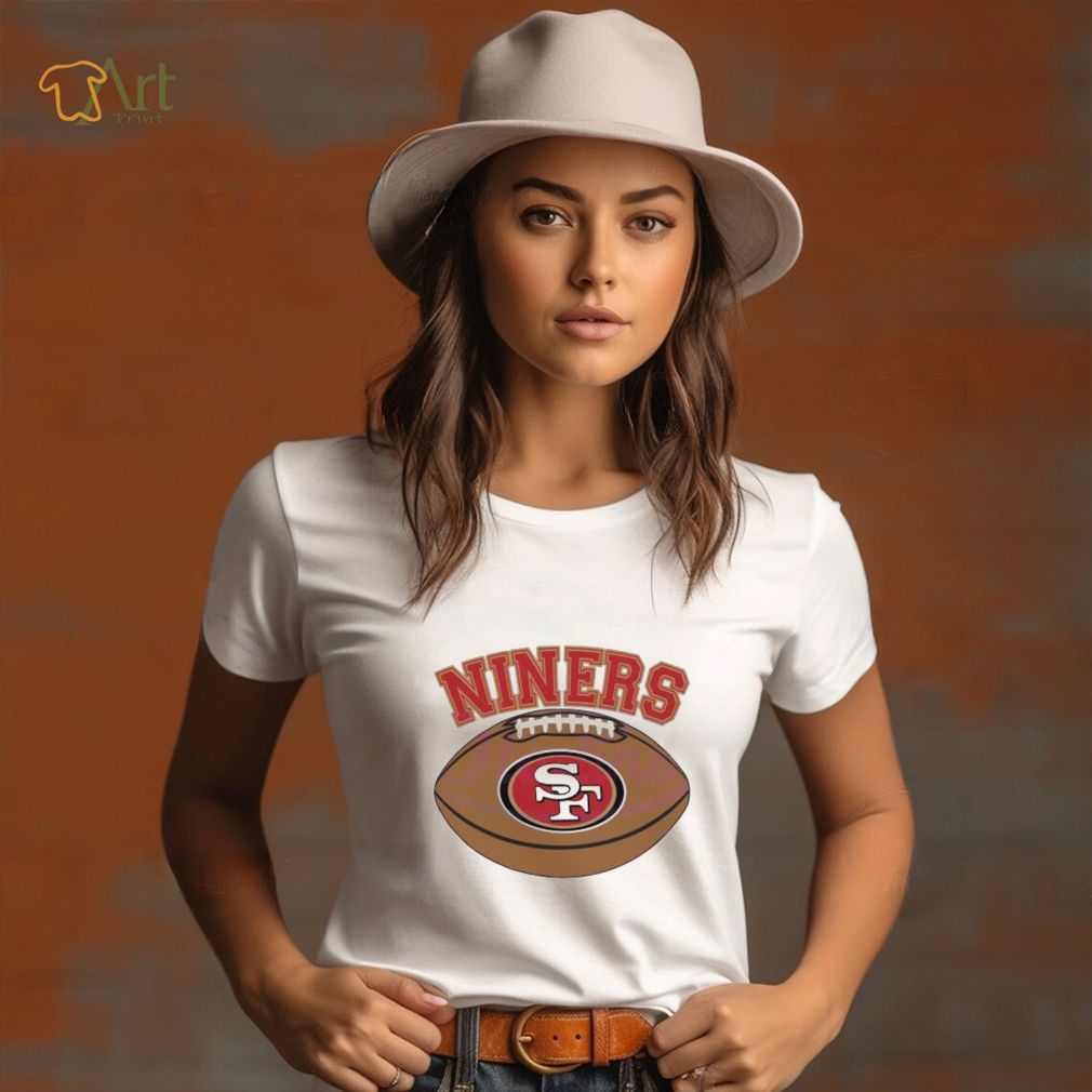 San Francisco 49ers Womens Cold Shoulder T-Shirt