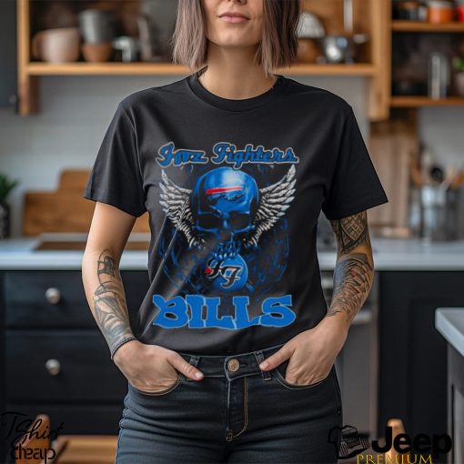 Fooz Fighters Skull Wings Buffalo Bills 2023 T Shirt