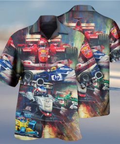 For mula O ne Car Racing Am azing Unstopp able Hawaiian Shirt