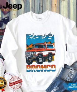 Ford truck bronco cropped flea shirt