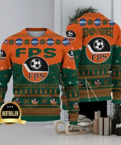 Forssan Palloseura Ugly Christmas Sweater Logo Custom Name Gift Fans