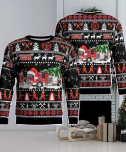 Fort Montgomery Fire District AOP Ugly Sweater Gift For Christmas