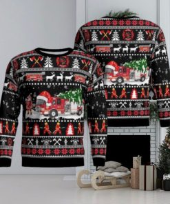 Fort Montgomery, New York, Fort Montgomery Fire District Aop Ugly Sweater Family Gift