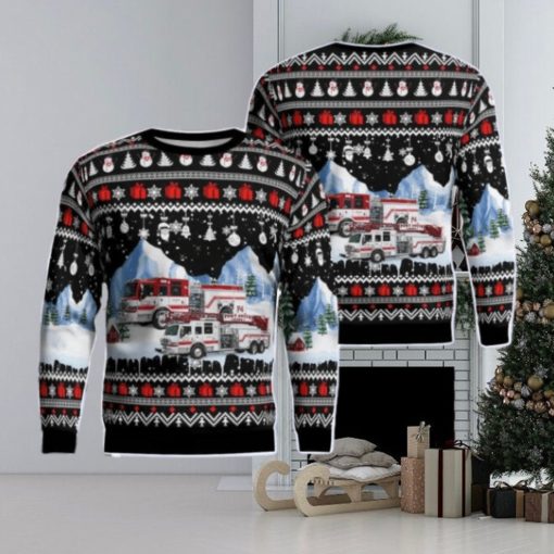 Fort Smith Fire Department AOP Ugly Sweater Gift For Christmas