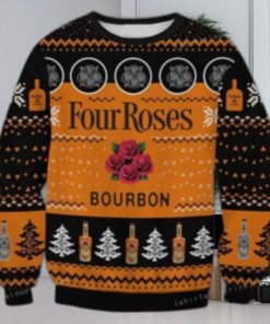 Four Roses Bourbon Whiskey Ugly Sweater