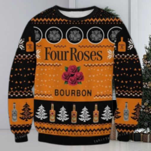 Four Roses Bourbon Whiskey Ugly Sweater